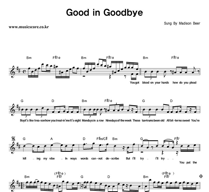 Madison Beer Good In Goodbye Ǻ