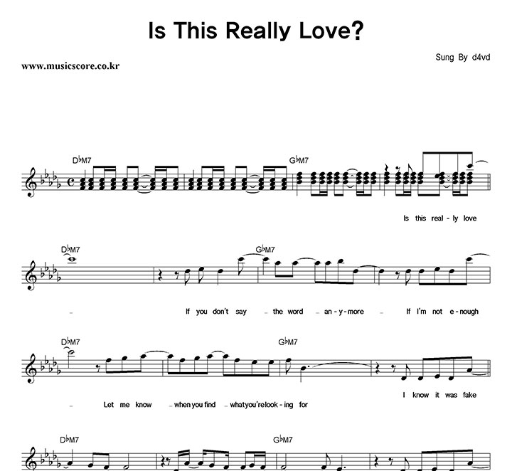 d4vd Is This Really Love? Ǻ
