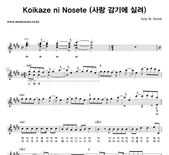 Vaundy Koikaze Ni Nosete ( ⿡ Ƿ) Ǻ