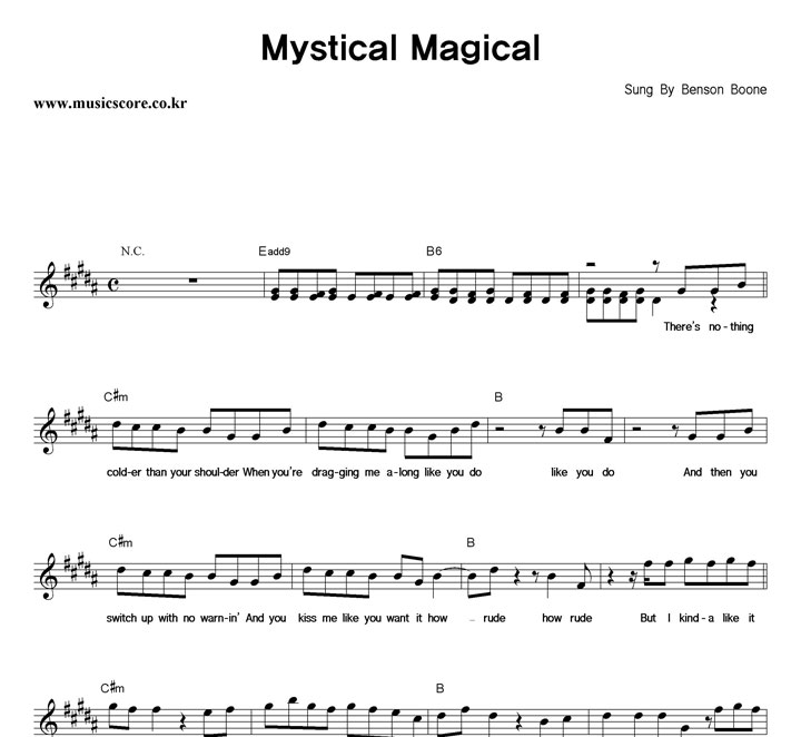 Benson Boone Mystical Magical Ǻ
