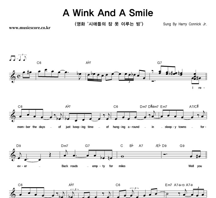 Harry Connick Jr. A Wink And A Smile Ǻ