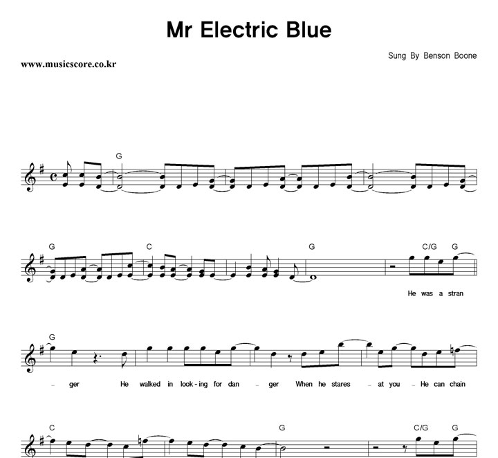 Benson Boone Mr Electric Blue Ǻ