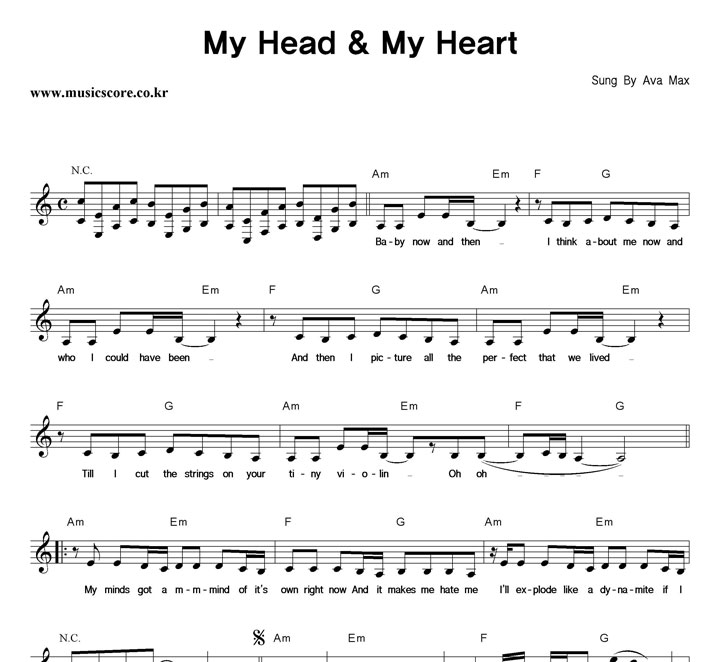 Ava Max My Head & My Heart Ǻ