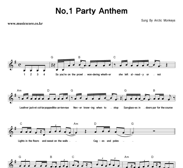Arctic Monkeys No. 1 Party Anthem Ǻ