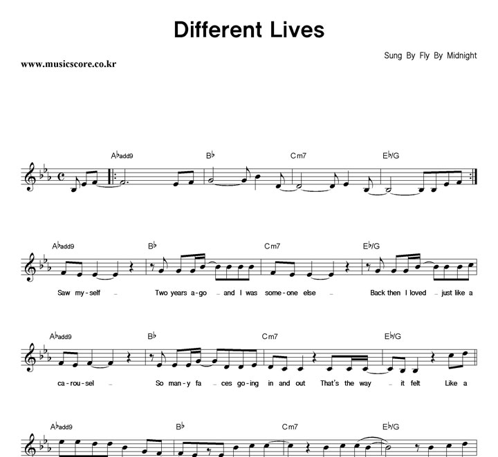 Fly By Midnight Different Lives Ǻ
