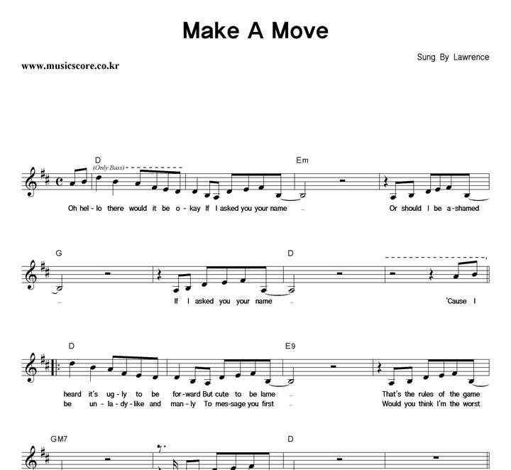 Lawrence Make A Move �Ǻ�