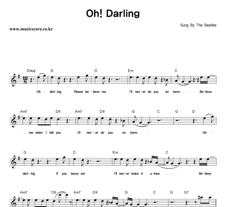 The Beatles Oh! Darling Ǻ