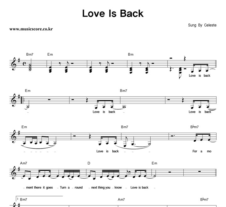 Celeste Love Is Back Ǻ