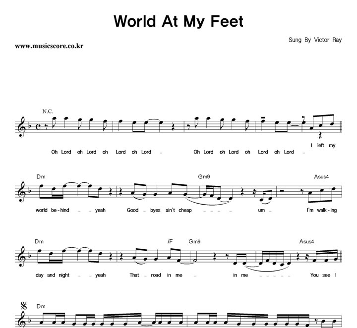 Victor Ray World At My Feet Ǻ
