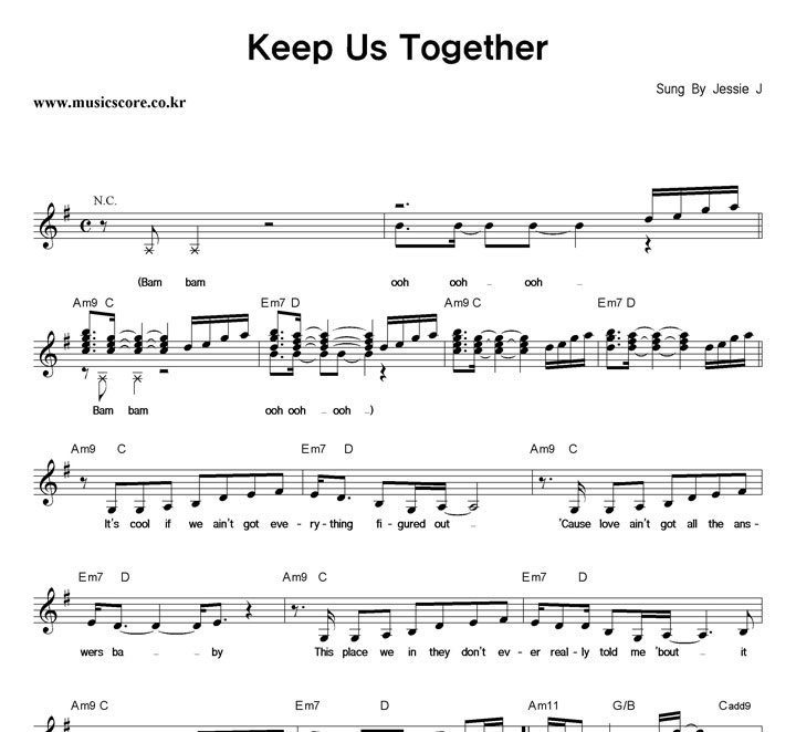 Jessie J Keep Us Together Ǻ