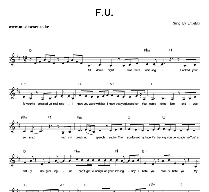 Little Mix F.U. Ǻ