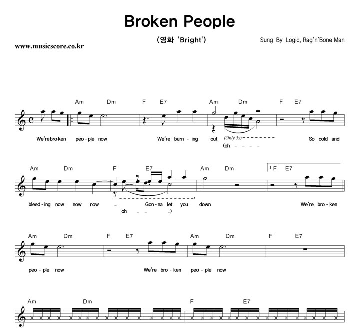 Logic, Rag'N'Bone Man Broken People Ǻ