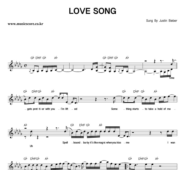 Justin Bieber LOVE SONG Ǻ