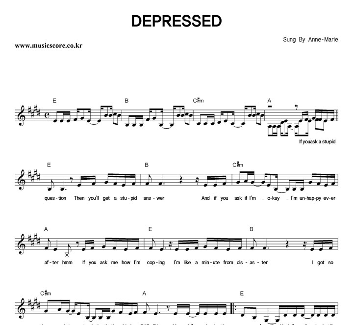 Anne-Marie DEPRESSED Ǻ