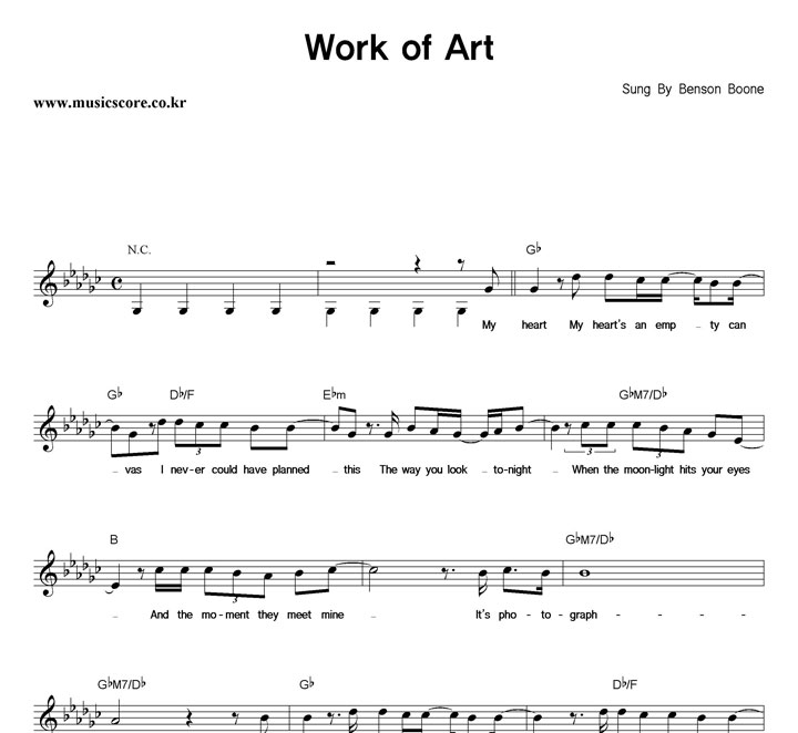 Benson Boone Work Of Art Ǻ