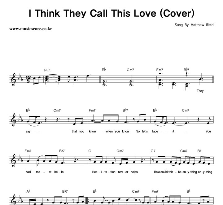 Matthew Ifield I Think They Call This Love �Ǻ�