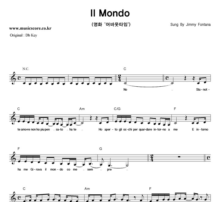 Jimmy Fontana Il Mondo  CŰ Ǻ