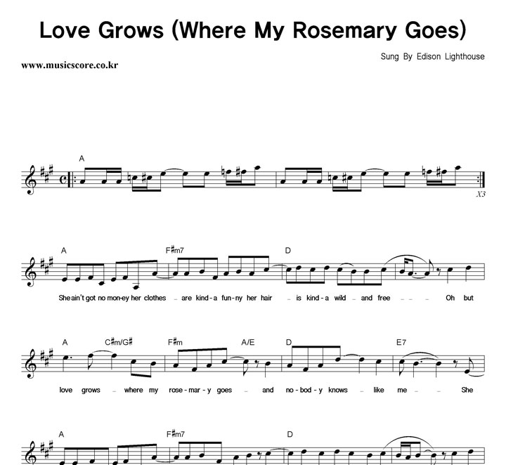 Edison Lighthouse Love Grows Ǻ