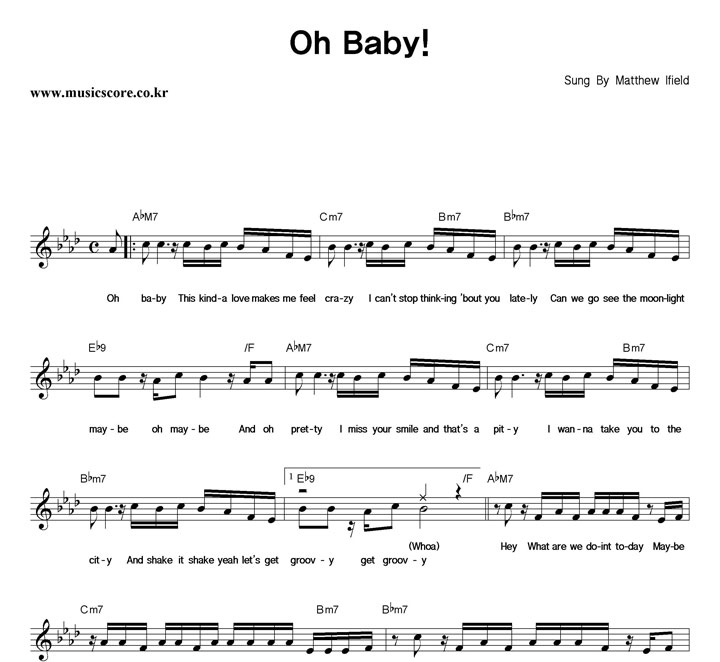 Matthew Ifield Oh Baby! �Ǻ�