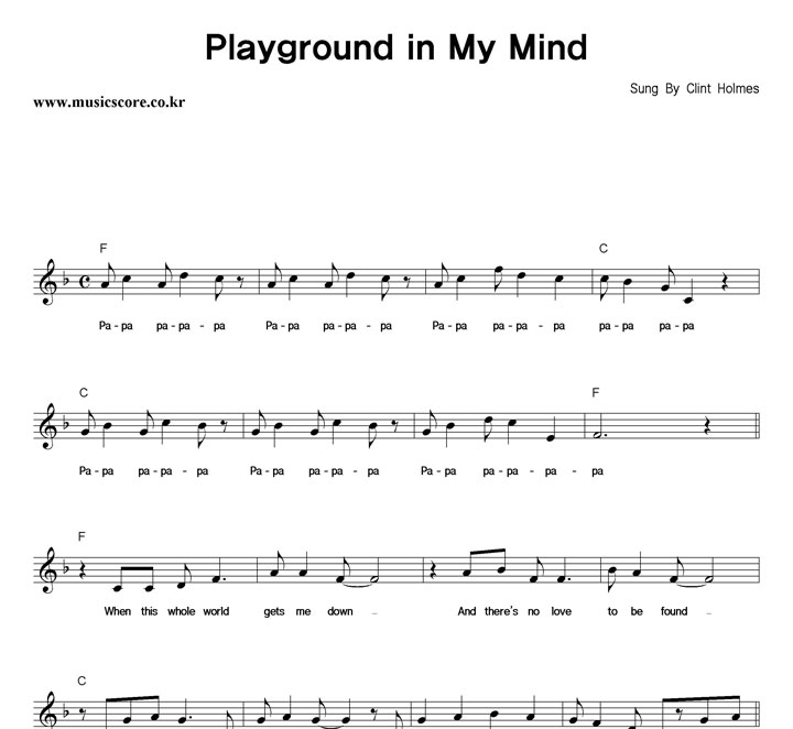 Clint Holmes Playground  In My Mind �Ǻ�
