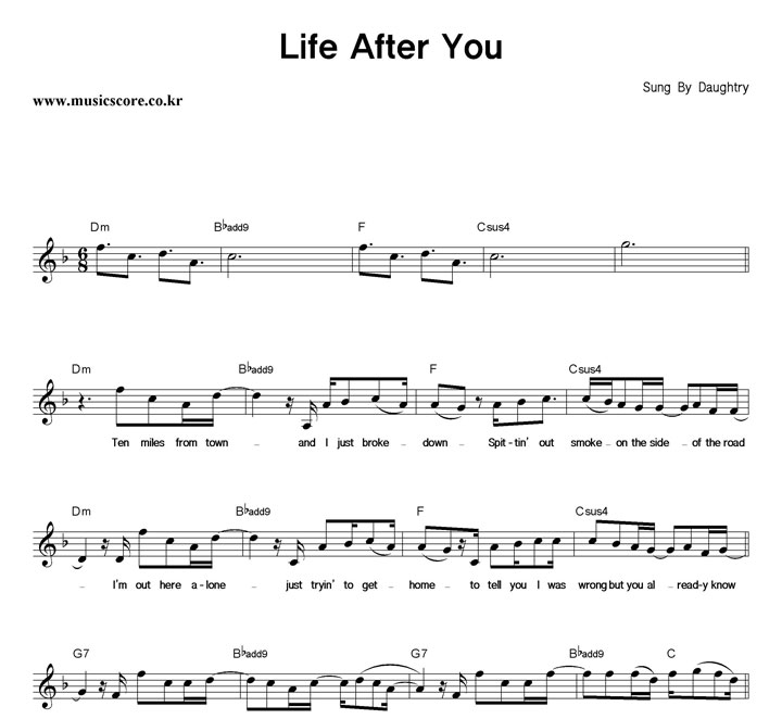 Daughtry Life After You �Ǻ�