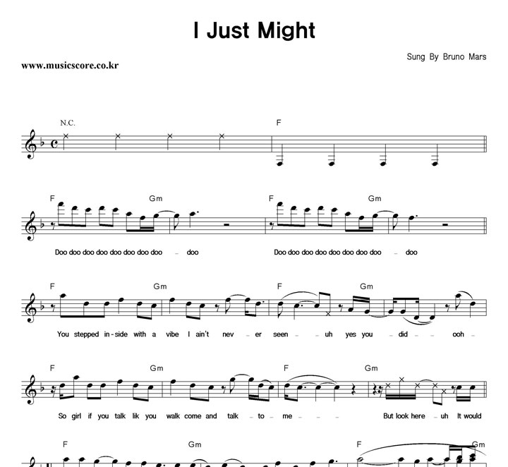 Bruno Mars I Just Might �Ǻ�