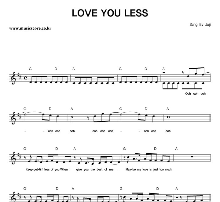 Joji LOVE YOU LESS �Ǻ�