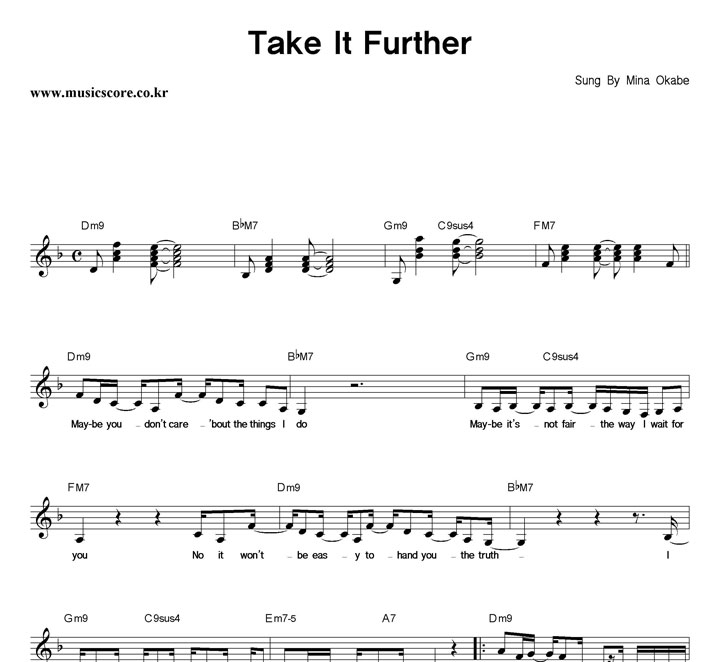 Mina Okabe Take It Further �Ǻ�