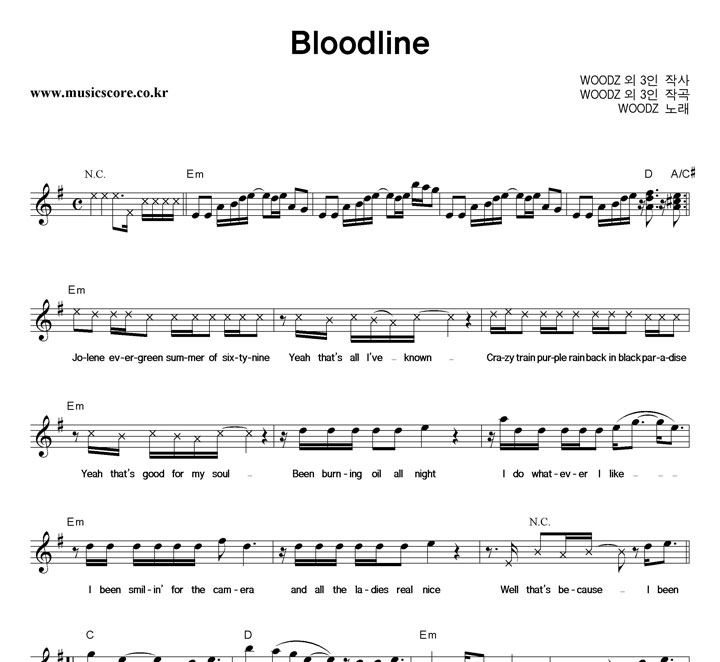 WOODZ Bloodline �Ǻ�