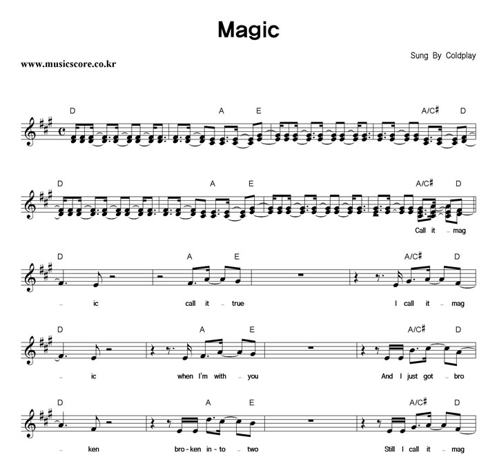 Coldplay Magic �Ǻ�