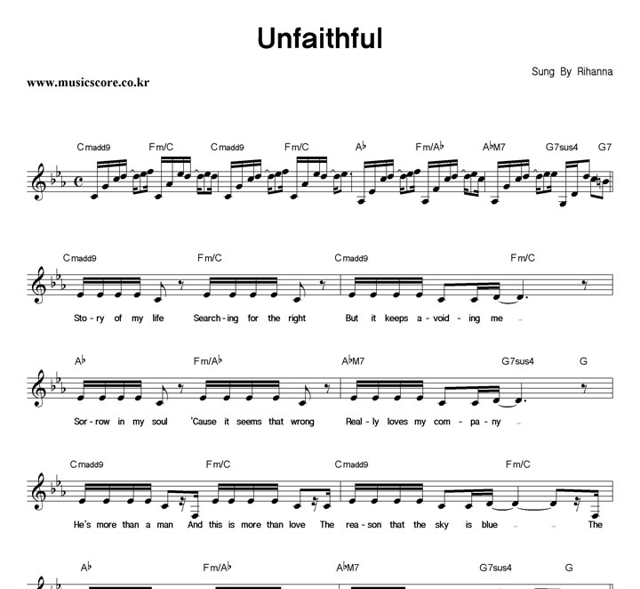 Rihanna Unfaithful �Ǻ�