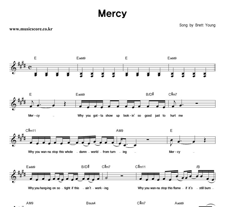 Brett Young Mercy �Ǻ�