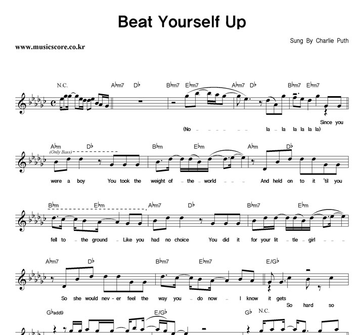 Charlie Puth Beat Yourself Up �Ǻ�