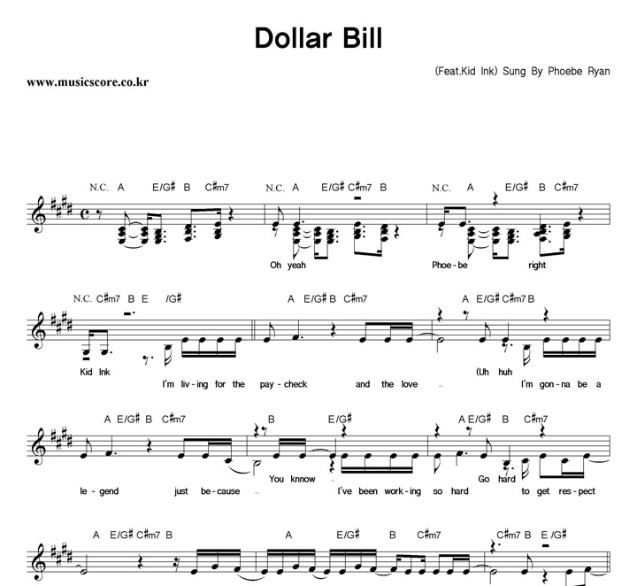 Phoebe Ryan Dollar Bill �Ǻ�