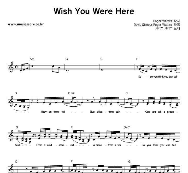 FIFTY FIFTY Wish You Were Here �Ǻ�