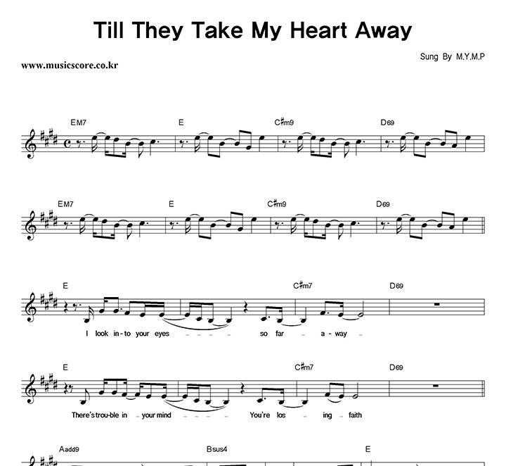 M.Y.M.P Till They Take My Heart Away �Ǻ�