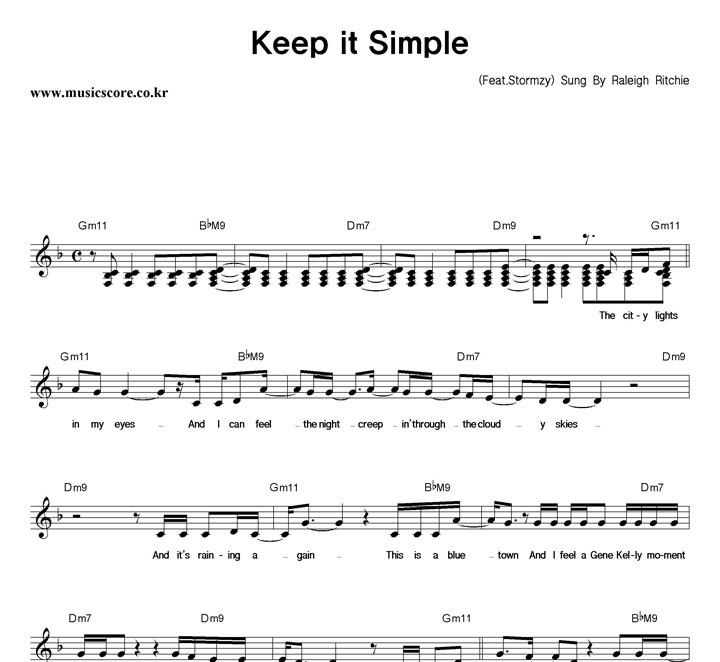 Raleigh Ritchie Keep It Simple �Ǻ�