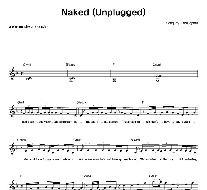 Christopher Naked (Unplugged) �Ǻ�