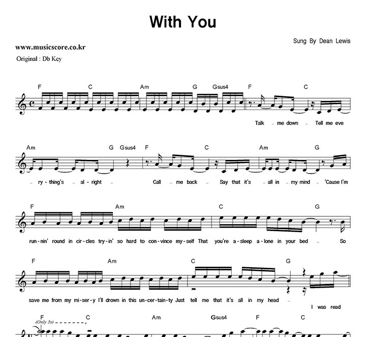 Dean Lewis With You  CŰ �Ǻ�