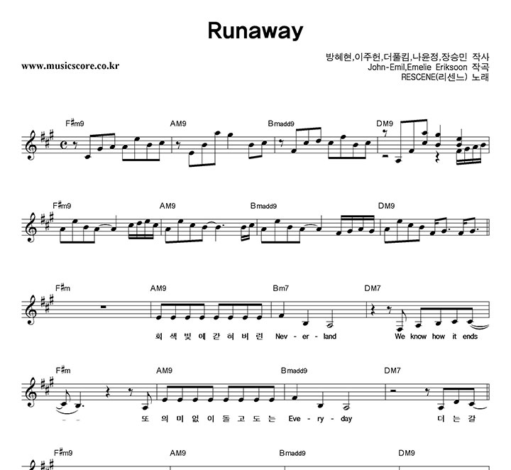 RESCENE(������) Runaway �Ǻ�