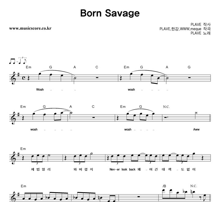 PLAVE Born Savage �Ǻ�