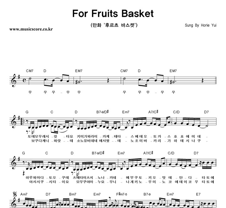 Horie Yui For Fruits Basket �Ǻ�