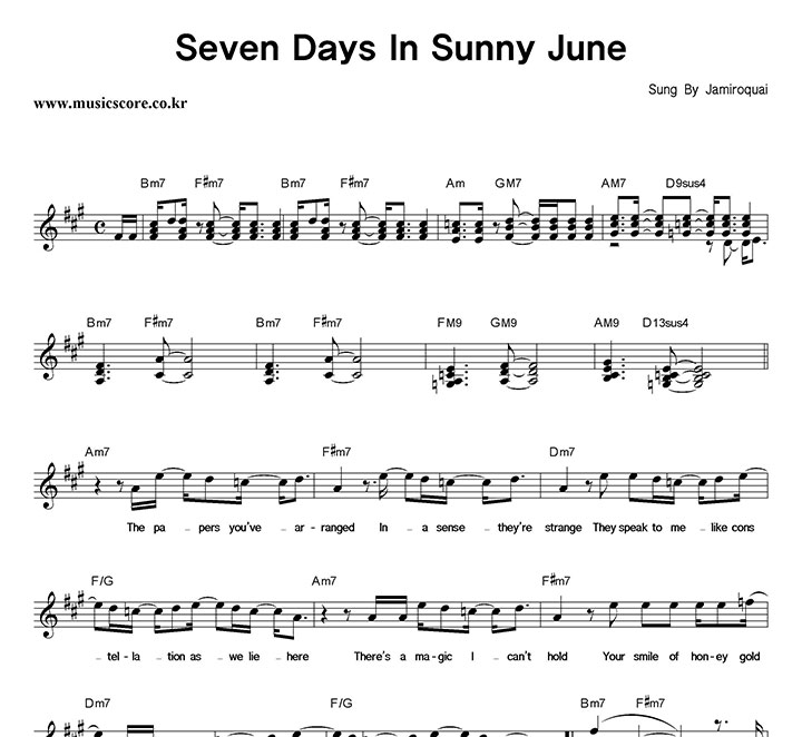Jamiroquai Seven Days In Sunny June �Ǻ�