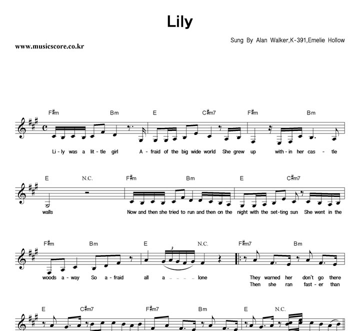 Alan Walker, K-391, Emelie Hollow Lily �Ǻ�