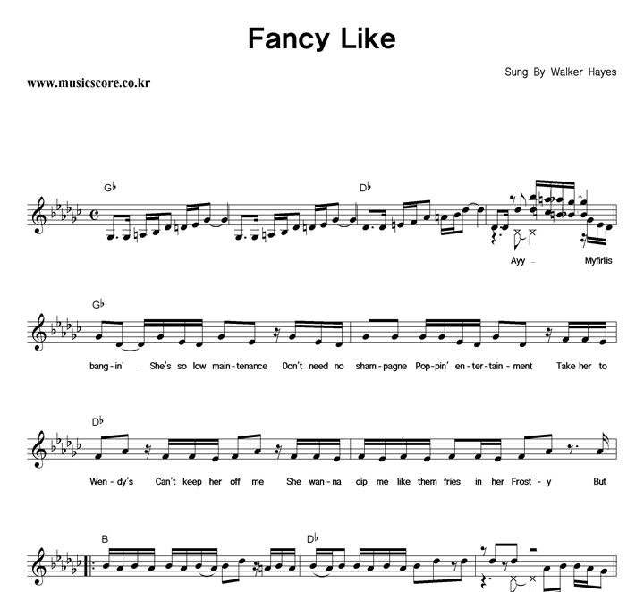 Walker Hayes Fancy Like �Ǻ�