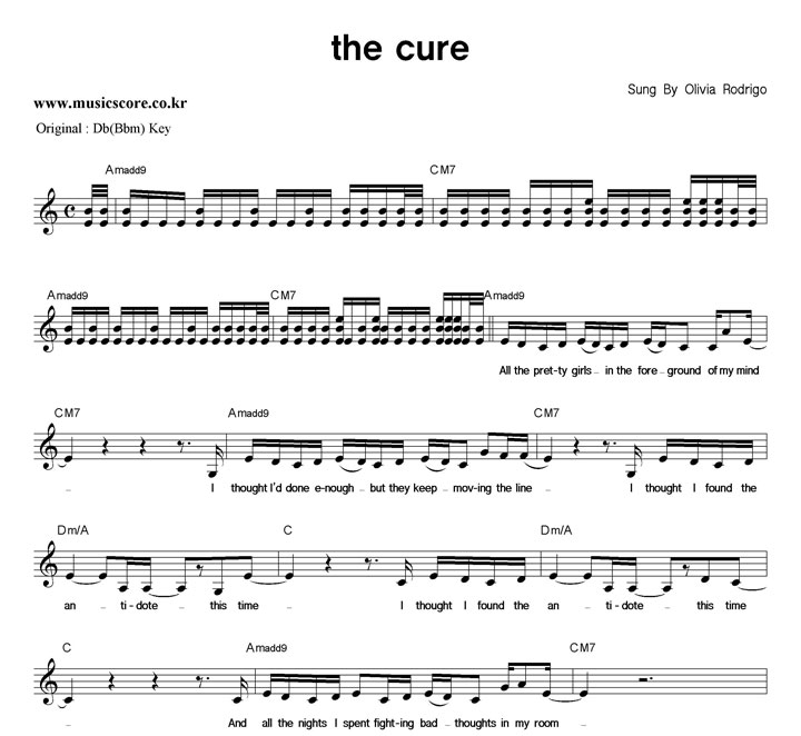 Olivia Rodrigo The Cure  CŰ �Ǻ�