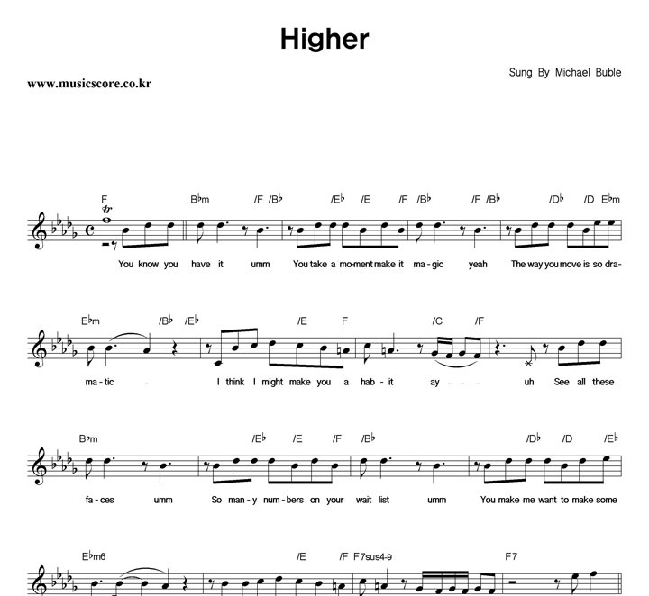 Michael Buble Higher  �Ǻ�