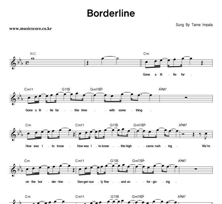 Tame Impala Borderline �Ǻ�