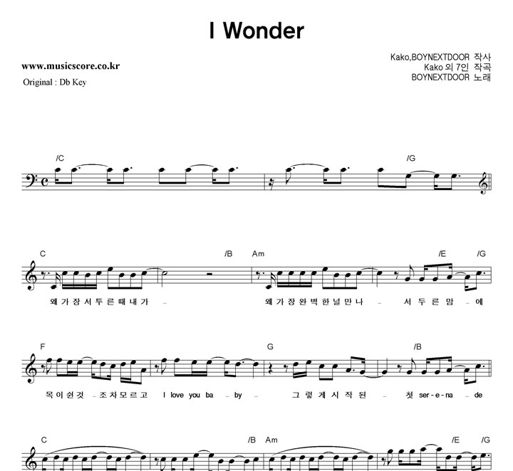 BOYNEXTDOOR I Wonder  CŰ �Ǻ�