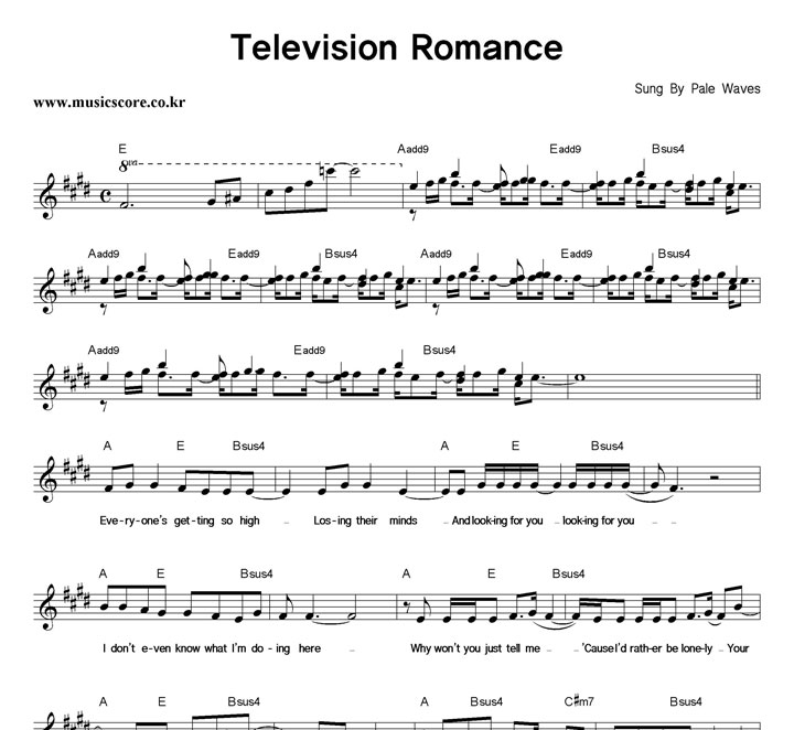 Pale Waves Television Romance �Ǻ�